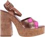 Paris Punk Dames Inuovo Pump Brown Dames - Thumbnail 1