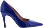 Paris Punk Dames Lakleren Pump Blauw Purple Dames - Thumbnail 1