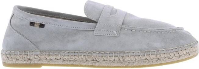 Paris Punk Grijze Penny Loafer Schoenen