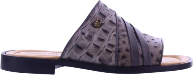 Paris Punk Heren Bertozzi Slipper Grijs Gray Heren