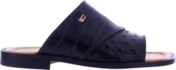 Paris Punk Heren Bertozzi Slipper Zwart Black Heren