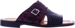 Paris Punk Heren Slipper Zwart Bruin Stijlvol