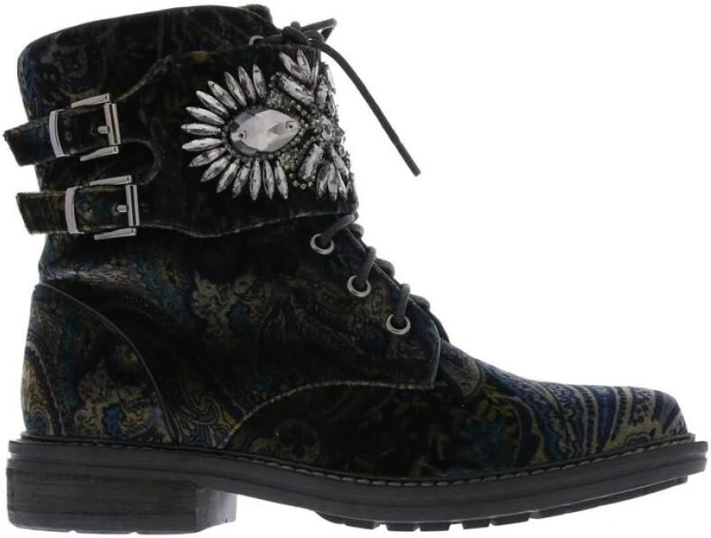Paris Punk Strass Biker Boot