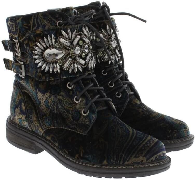 Paris Punk Strass Biker Boot - Foto 2