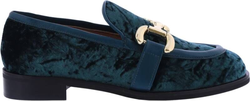 Paris Punk Scarpa Velluto Green Dames