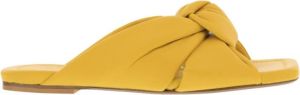 Paris Punk Schoenen Knoop Veneta Mule O2618 Geel Dames