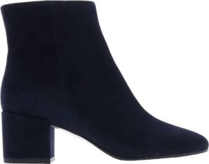 Paris Punk Suède booties Blauw