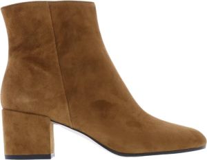 Paris Punk Suède booties Bruin Dames