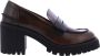 Paris Punk Uma Parker Mocassino Brown Dames - Thumbnail 3