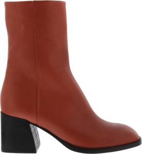 Paris Punk Zip laarzen Rood Dames