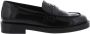 Paris Punk Zwarte Penny Loafer Schoenen - Thumbnail 6