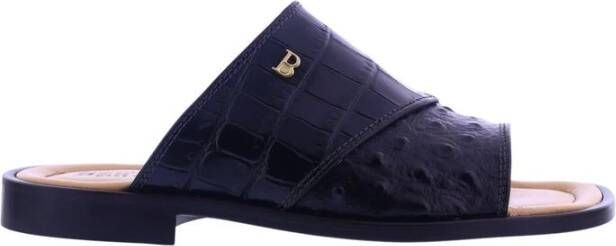 Paris Punk Zwarte Slipper voor Heren