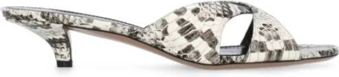 Paris Texas Animalier Sandalen van Leer