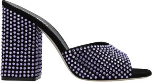 Paris Texas Paarse Onyx Kristal Hakken Sandalen Purple Dames