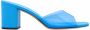 Paris Texas Blauwe PVC Muiltje 70 Elegante Hakken Blue Dames - Thumbnail 5
