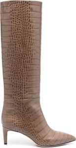 Paris Texas Beige Enkellaarzen voor Dames Aw23 Beige Dames