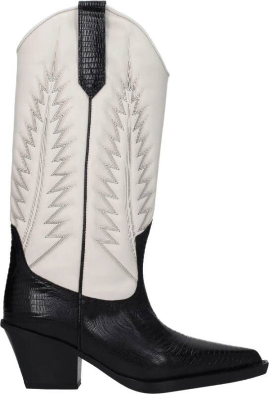 Paris Texas Beige Leren Country Laarzen