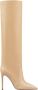 Paris Texas Beige Leren Stiletto Laarzen - Thumbnail 1