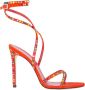 Paris Texas Betoverende leren sandalen met circus kristallen - Thumbnail 1