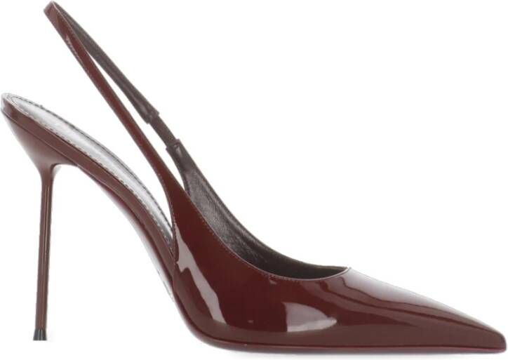Paris Texas Bordeaux Patent Leren Slingback Hakken
