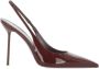 Paris Texas Bordeaux Patent Leren Slingback Hakken - Thumbnail 1
