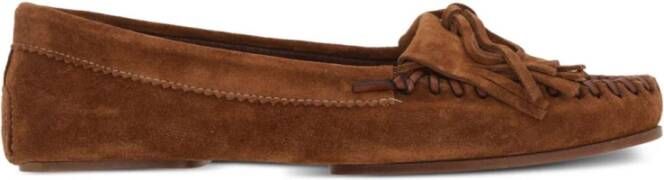 Paris Texas Bruine Loafers Elegante Stijl