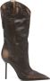 Paris Texas Bruine Stiletto Hak Kniehoge Schoenen - Thumbnail 1
