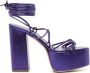 Paris Texas Flat Sandals Purple Dames - Thumbnail 1