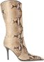 Paris Texas Ashley Krokodil Effect Haklaarzen Beige Dames - Thumbnail 6