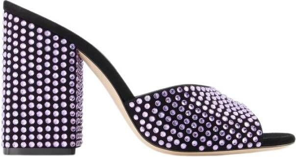 Paris Texas Paarse Onyx Kristal Hakken Sandalen Purple Dames