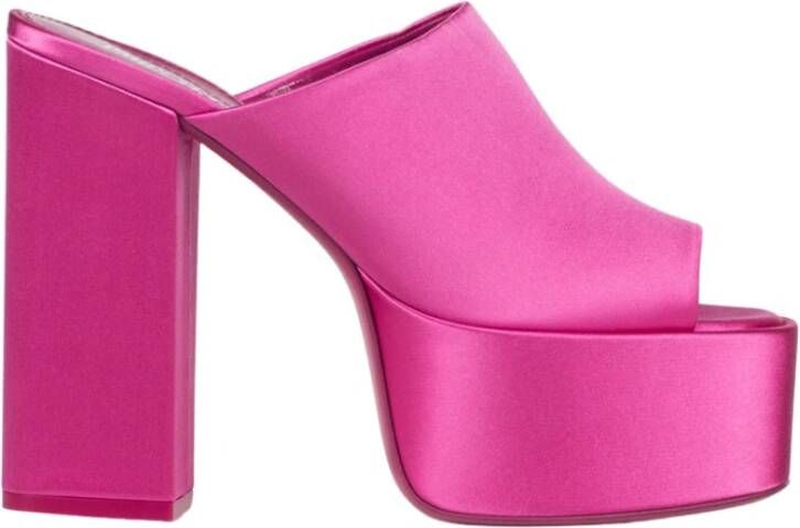 Paris Texas Heeled Mules Roze Dames