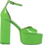 Paris Texas Tatiana Platform Vernice Sandaal Green Dames - Thumbnail 1