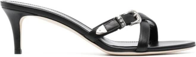 Paris Texas Zwarte hoge hak sandalen voor vrouwen Black Dames