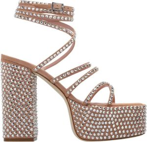 Paris Texas Holly Evita platform sandalen Beige Dames