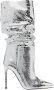 Paris Texas Krokodillenleren Stiletto Slouchy Laars Gray Dames - Thumbnail 1