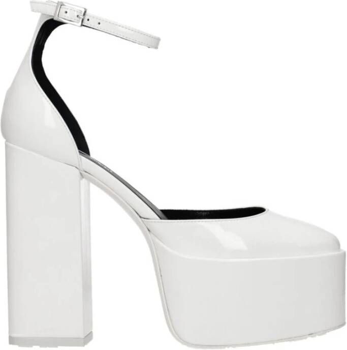 Paris Texas Lakleren Hoge Hak Sandalen met Gesp