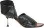 Paris Texas Leren sandalen met veters en zilveren hakken - Thumbnail 1