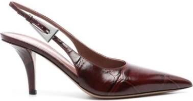 Paris Texas Leren Slingback Pumps met Puntige Neus