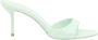 Paris Texas Chique Stiletto Hak Patent Leren Sandalen Green Dames - Thumbnail 5