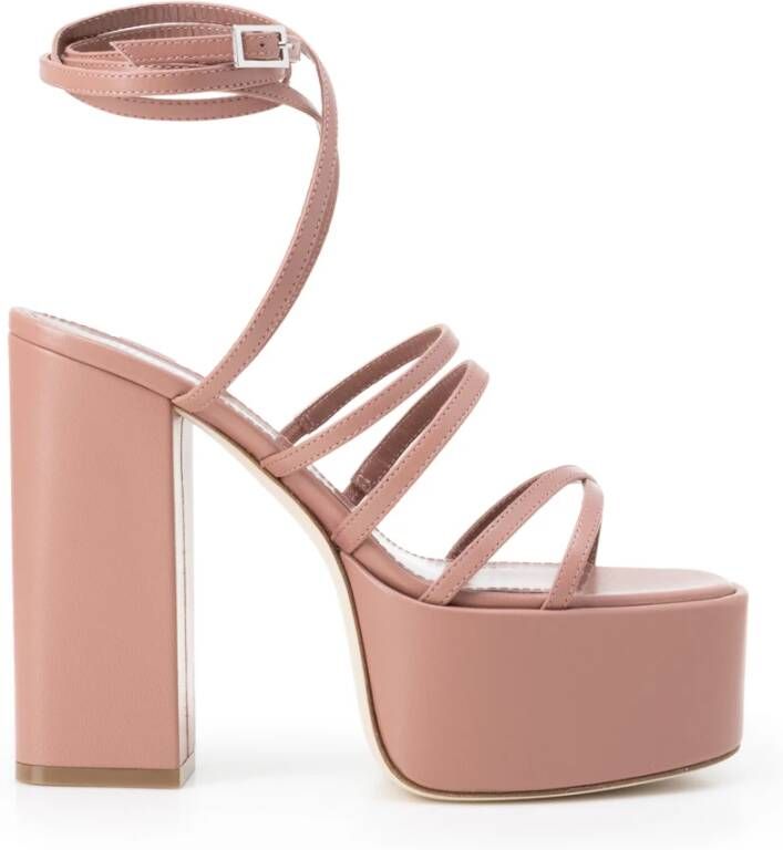 Paris Texas Sandalen Evita Platform Sandal in bruin