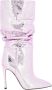 Paris Texas Metallic Python Roze Enkellaarzen Pink Dames - Thumbnail 6