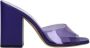 Paris Texas Paarse PVC Hoge Hak Sandaal - Thumbnail 1