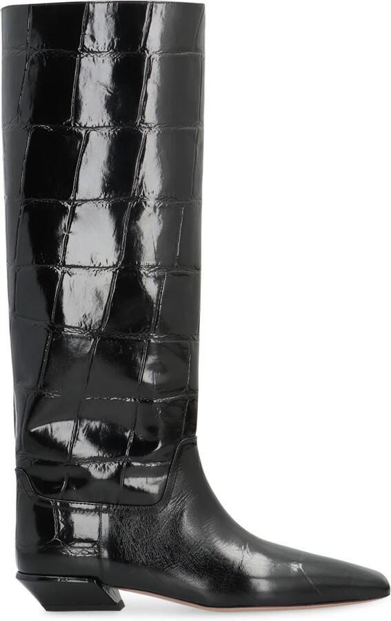 Paris Texas Bettina Croco-print Leren Laarzen