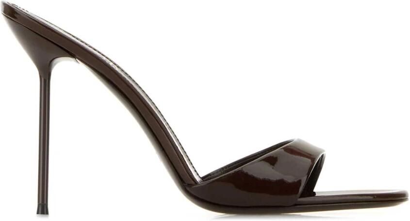 Paris Texas Bruin lederen Lidia Mules Sandalen