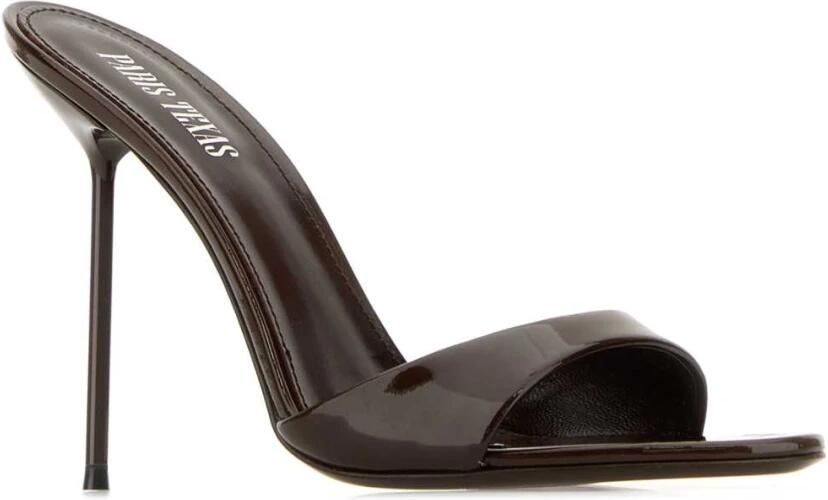 Paris Texas Bruin lederen Lidia Mules Sandalen - Foto 2