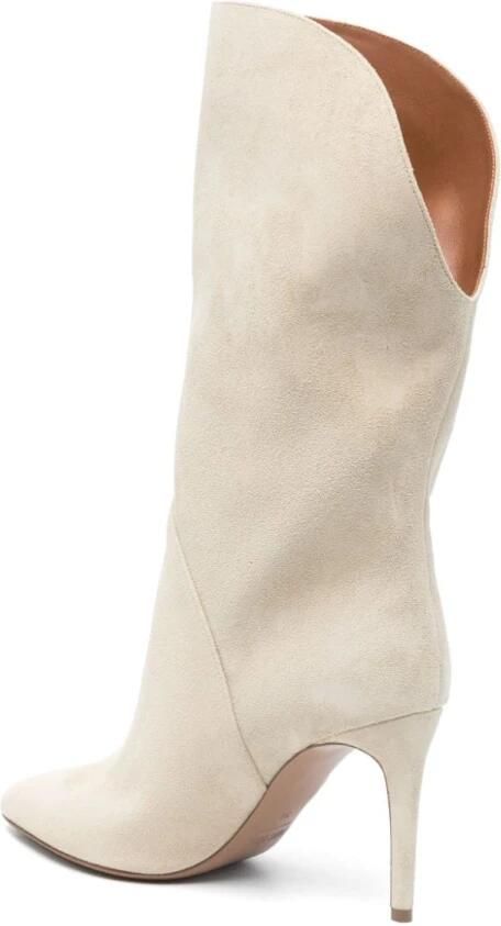 Paris Texas Chique Beige Enkellaarsjes