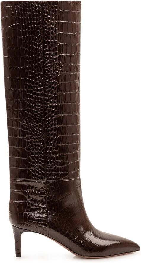 Paris Texas Croc-effect Hak 60 Laars
