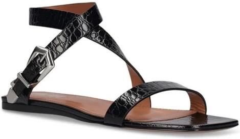 Paris Texas Gestanste platte sandalen