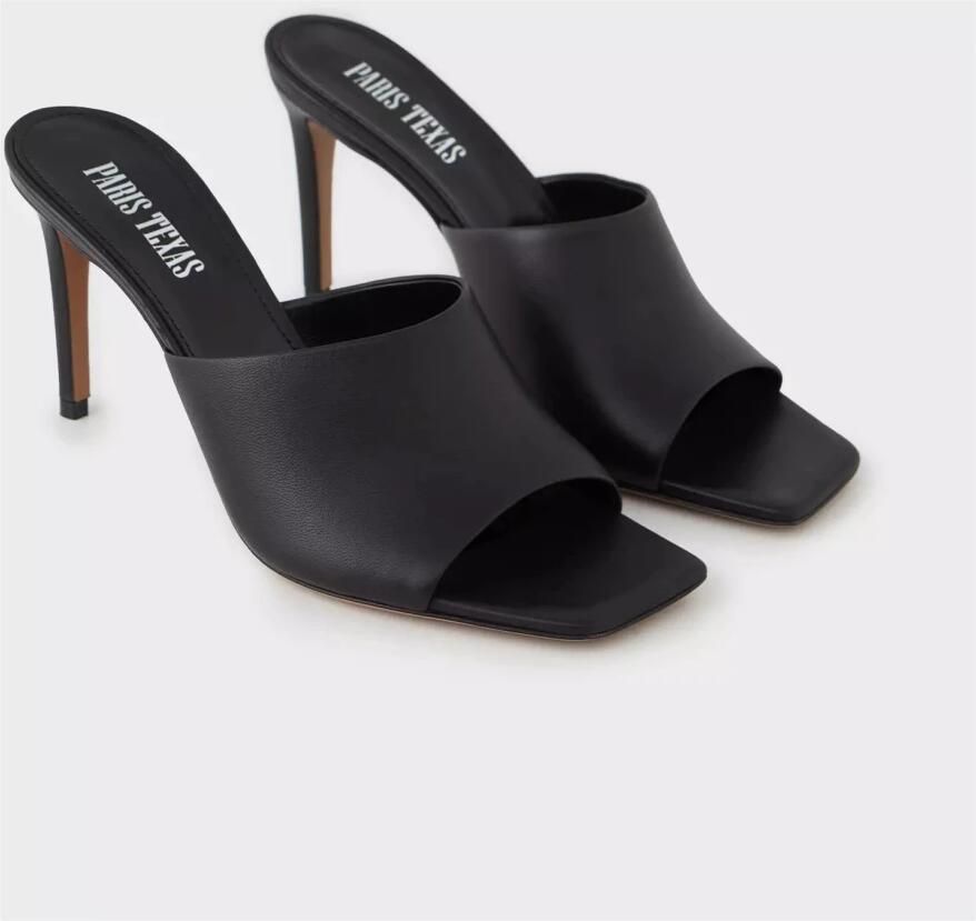 Paris Texas Zwarte leren hoge hak sandalen Black Dames - Foto 2
