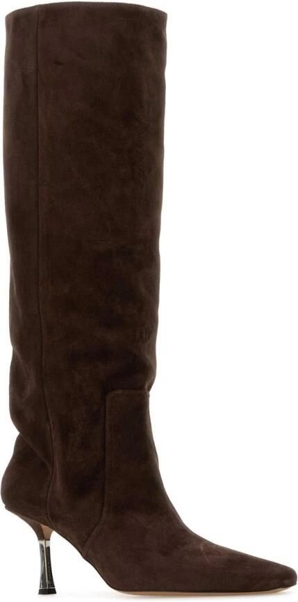 Paris Texas Hoge Suède Laarzen met Metalen Hak - Foto 2